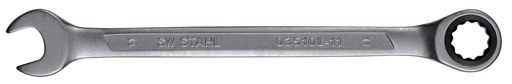 SW-STAHL 03510L-11 Gabelringratschenschlüssel, 11 mm