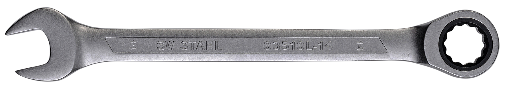 SW-STAHL 03510L-14 Gabelringratschenschlüssel, 14 mm