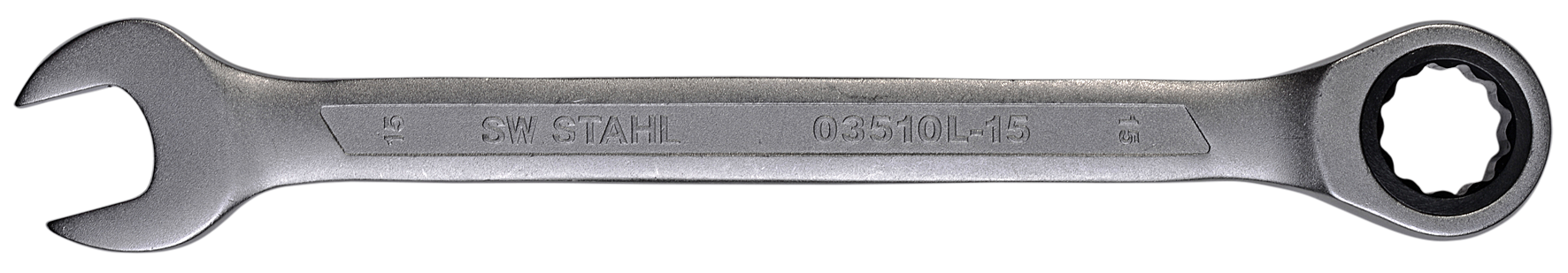 SW-STAHL 03510L-15 Gabelringratschenschlüssel, 15 mm