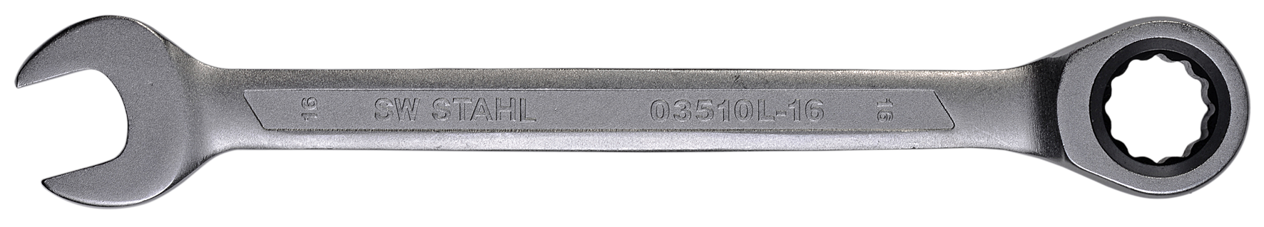 SW-STAHL 03510L-16 Gabelringratschenschlüssel, 16 mm