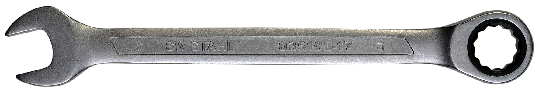 SW-STAHL 03510L-17 Gabelringratschenschlüssel, 17 mm