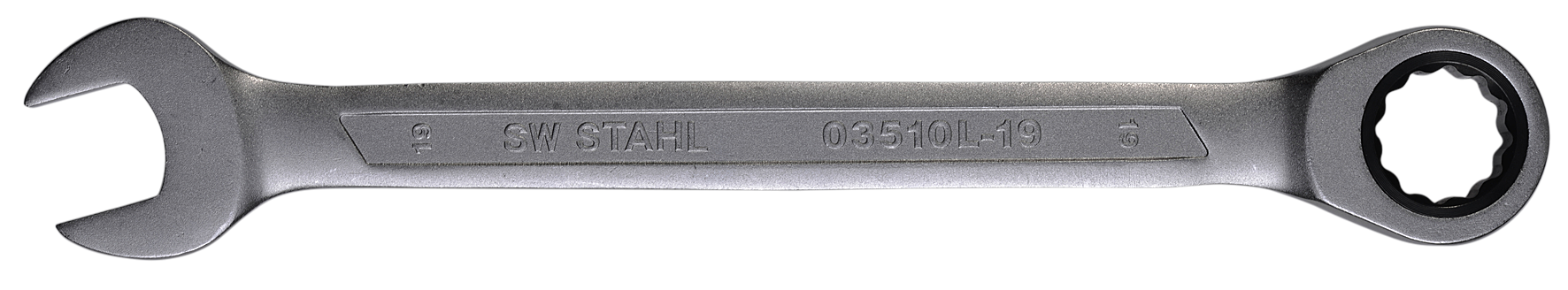 SW-STAHL 03510L-19 Gabelringratschenschlüssel, 19 mm