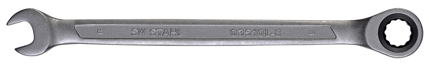 SW-STAHL 03510L-8 Gabelringratschenschlüssel, 8 mm