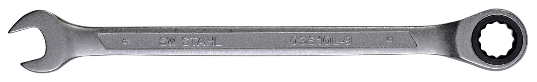 SW-STAHL 03510L-9 Gabelringratschenschlüssel, 9 mm