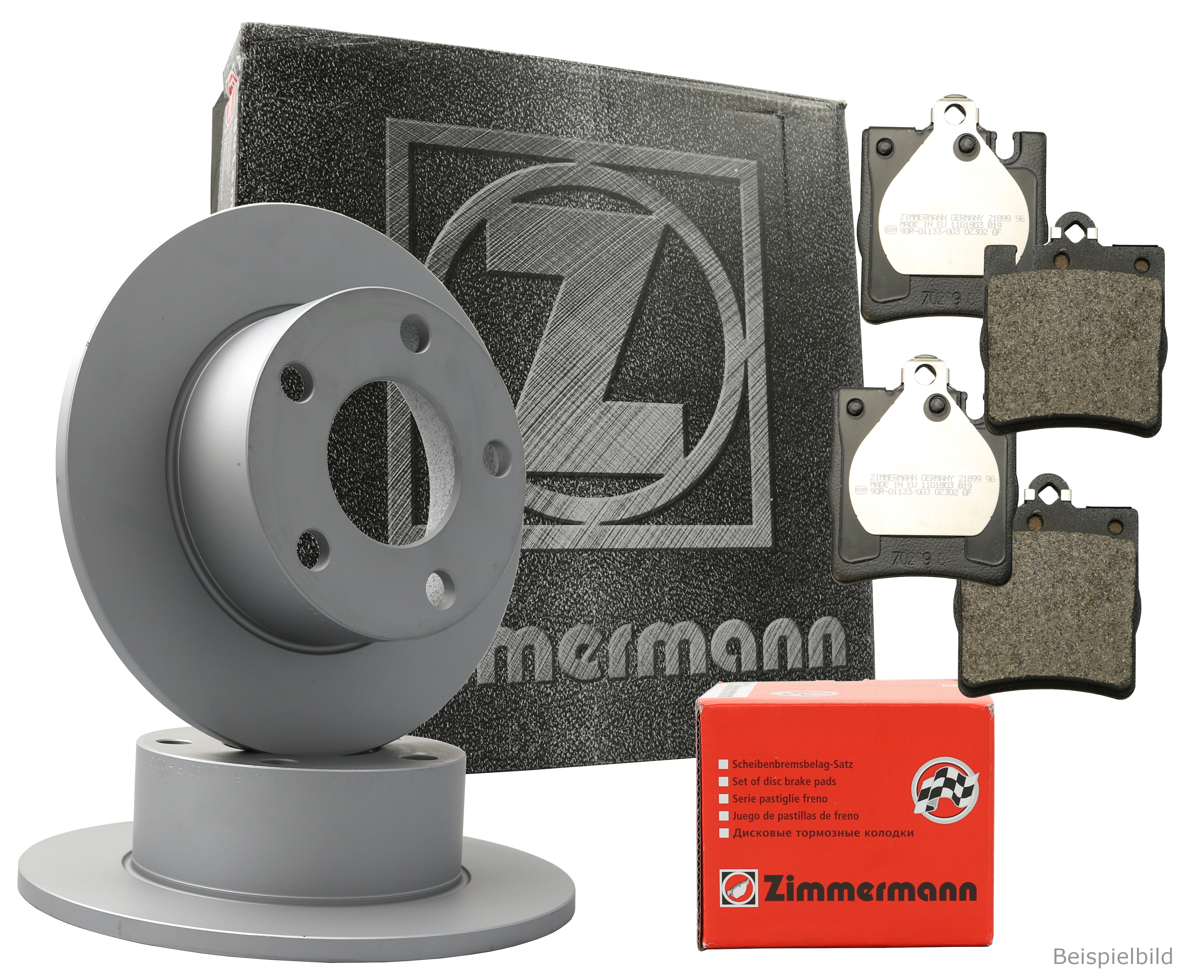 Zimmermann Bremsenset hinten Scheiben + Beläge Mercedes X164 W164 W251 V251