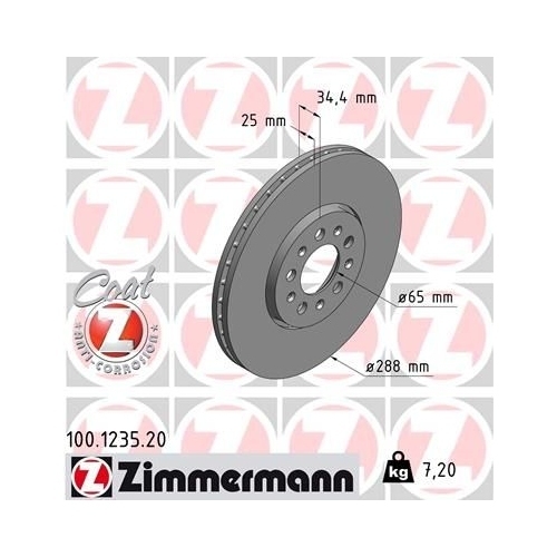 ZIMMERMANN Bremsenset Bremsscheiben + Bremsbeläge vorne + hinten SKODA FABIA II