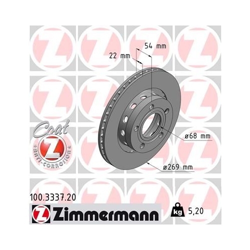 Zimmermann Bremsenset hinten Bremsscheiben + Bremsbeläge AUDI A6 4.2 / S6