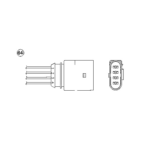 Lambdasonde NGK 92245 für AUDI SEAT SKODA VW LAMBORGHINI BENTLEY