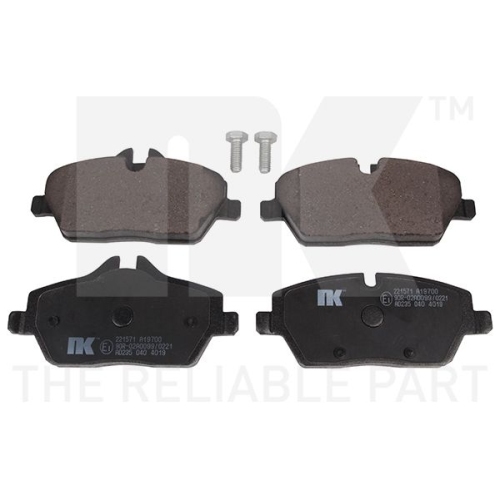 NK Bremsenset Bremsscheiben + Bremsbeläge vorne + hinten BMW 1 E87 3 E90