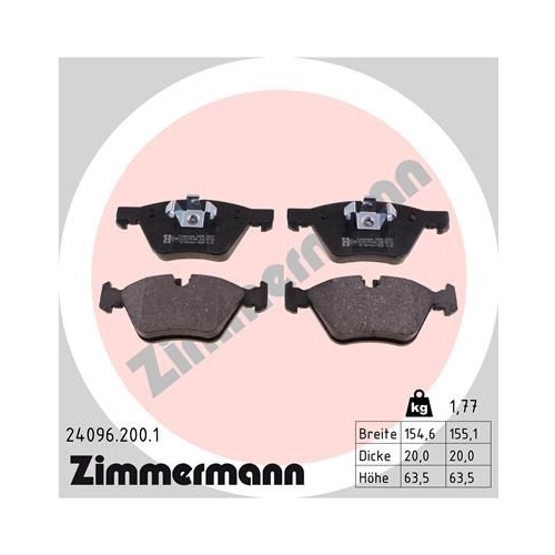 Zimmermann Bremsenset vorne + hinten Sport Scheiben + Beläge BMW E81 E90 E92 E91