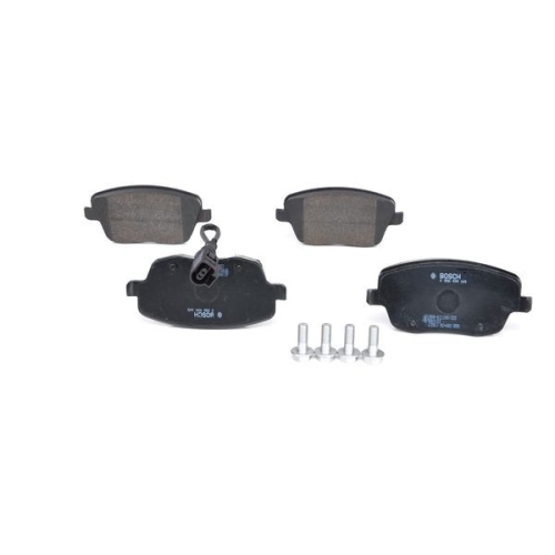 BOSCH Bremsenset Bremsscheiben + Bremsbeläge vorne + hinten VW GOLF SKODA FABIA