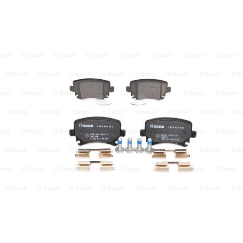 Bosch Bremsenset hinten Bremsscheiben + Bremsbeläge VW TOURAN