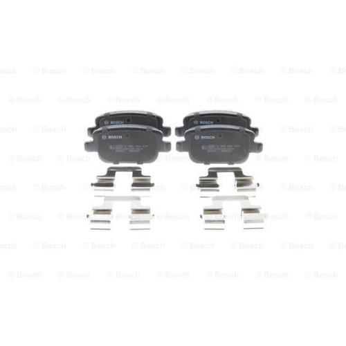 Bosch Bremsenset hinten Bremsscheiben + Bremsbeläge FORD S-MAX