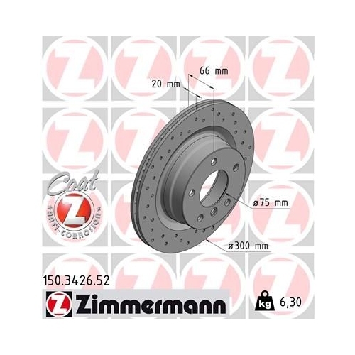 Zimmermann Bremsenset vorne + hinten Sport Scheiben + Beläge BMW E81 E90 E92 E91