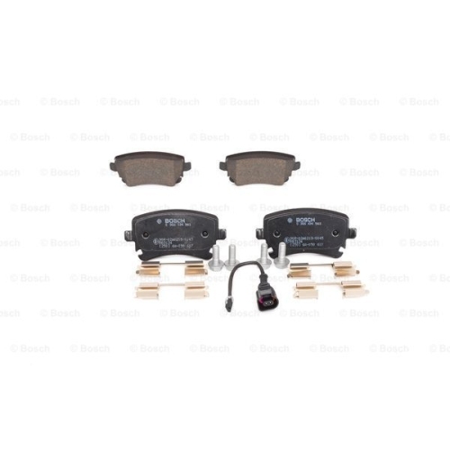 Bosch Bremsenset hinten Bremsscheiben + Bremsbeläge HYUNDAI i10