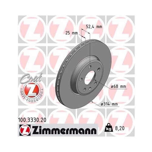 Zimmermann Bremsenset Scheiben + Beläge vorne + hinten AUDI A4 2.0 TDI Avant