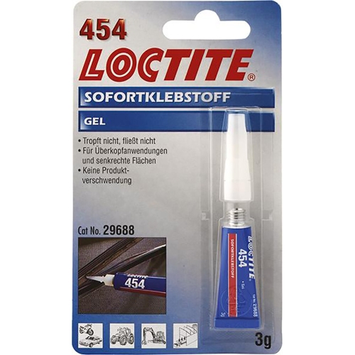 Loctite Sekundenklebstoff Gel 1x3g Universalkleber 454 Haftet Stark