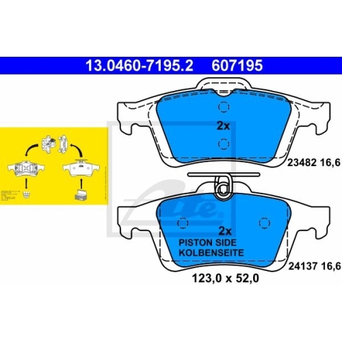 Bremsenset vorne + hinten FORD