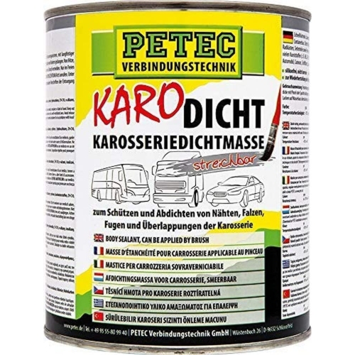 Petec Kaosseriedichtmasse Schützt Abdichtungen Streichbar 1x 1L