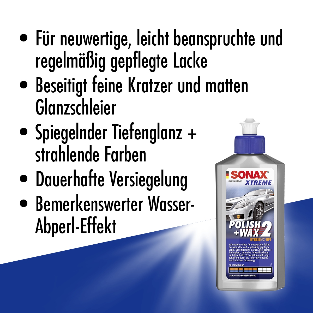 SONAX XTREME BrilliantWax 1 Hybrid NPT flüssiges Hartwachs 1x1l